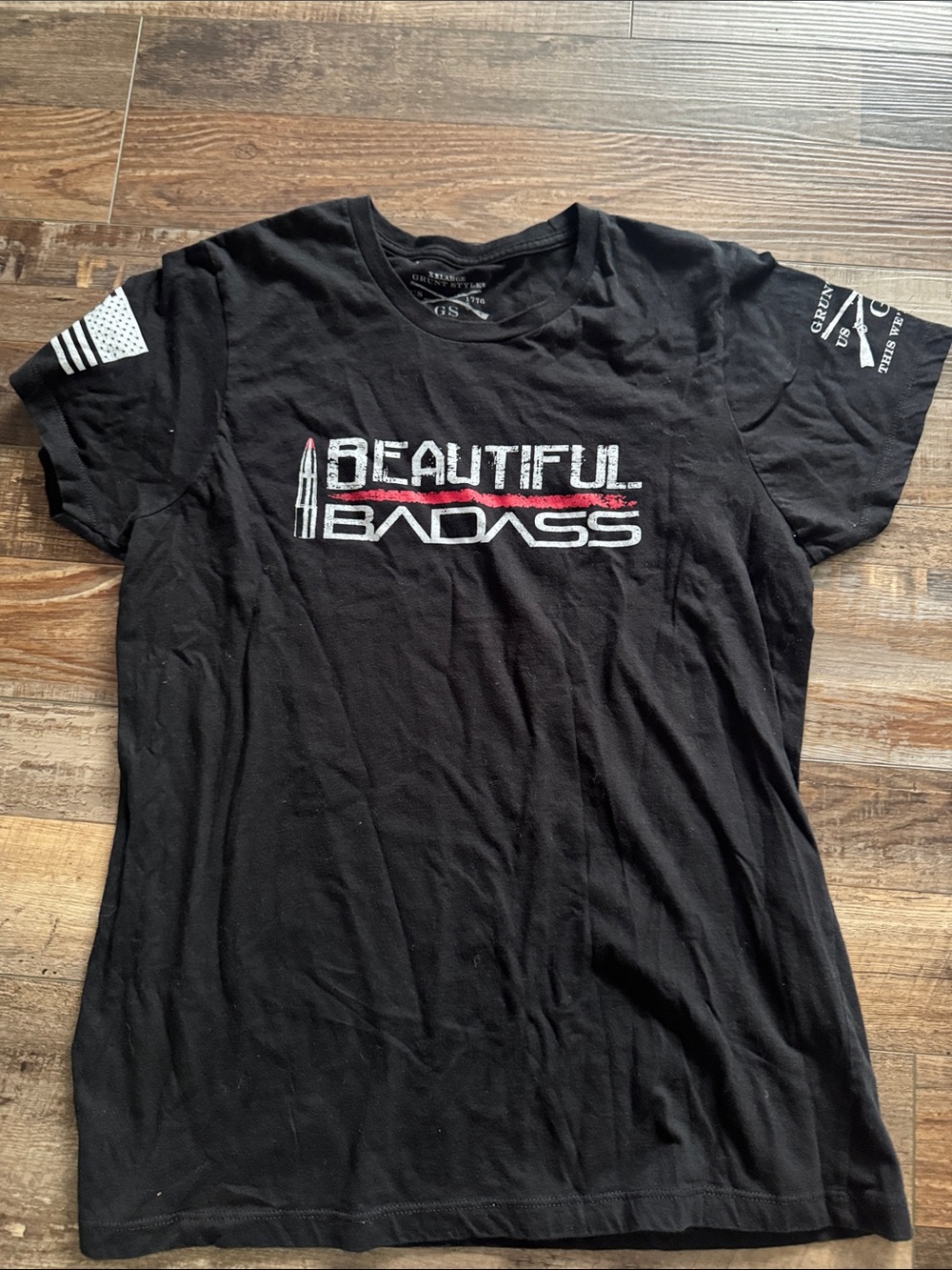Grunt Style Black 'Beautiful Badass' Graphic Tee